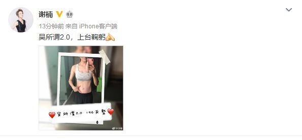 吳京老婆謝楠曬圖確認(rèn)懷二胎 “吳所謂2.0”已經(jīng)六個多月了