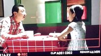 拍戲中