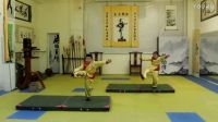 中國武術(shù)：2個6歲小孩子第一次學(xué)習(xí)搬腿02（四川省龍道國術(shù)館）