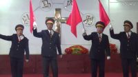 葉縣連村教會(huì)2016年圣誕節(jié)弟兄舞蹈還是走十字架的路