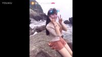 和美女去海邊踏浪，美女說：我就是傳說中的美人魚，要回大海了