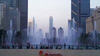 廣州國際燈光節(jié)-花城廣場(chǎng)傍晚的噴泉