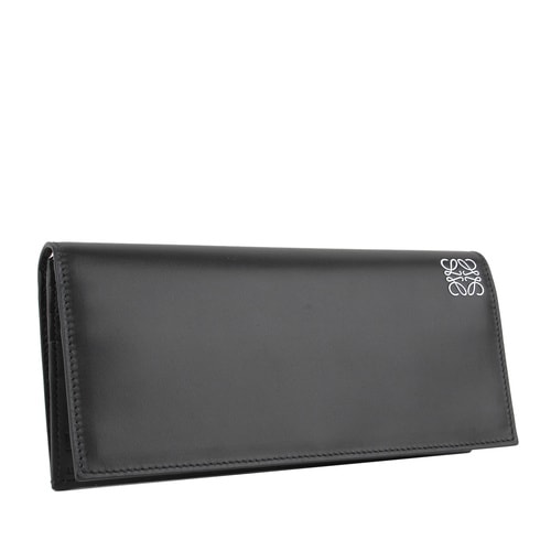 【包郵包稅】LOEWE/羅意威 男士黑色真皮長(zhǎng)款錢包