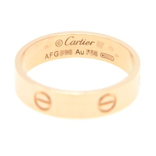 CARTIER/卡地亞love18K玫瑰金女性戒指\指環B4084800