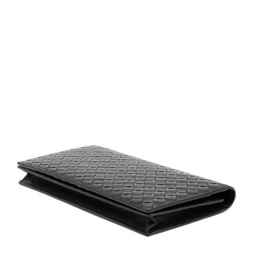 Bottega Veneta/葆蝶家 男士長款牛皮兩折錢包316005