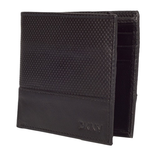 DKNY/唐娜 凱倫 牛皮 男士短款錢包錢夾 DKM5974-001