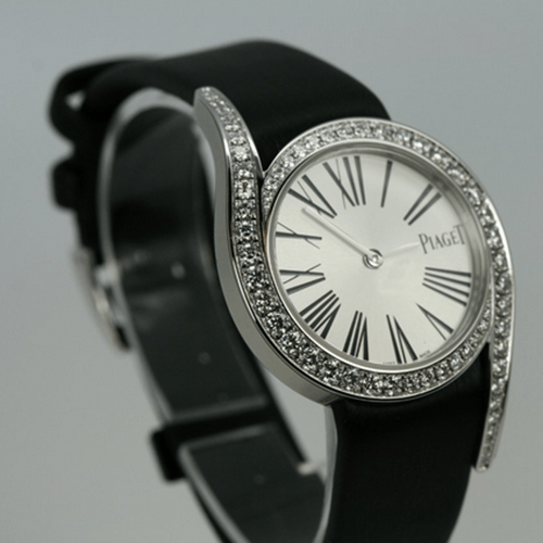 PIAGET/伯爵Limelight系列女士石英腕錶G0A38160黑帶