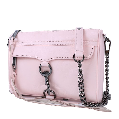Rebecca Minkoff/瑞貝卡·明可弗 牛皮女士 Mini MAC 單肩斜跨包