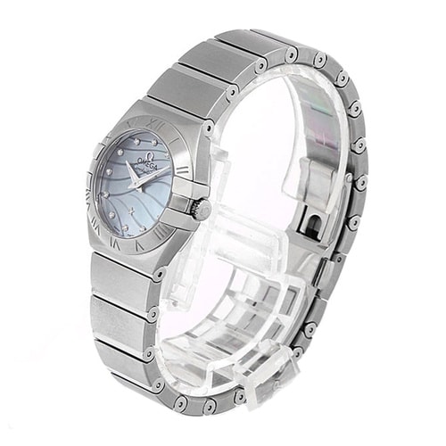 OMEGA/歐米茄星座磨砂精鋼石英女表(123.10.24.60.57.001)