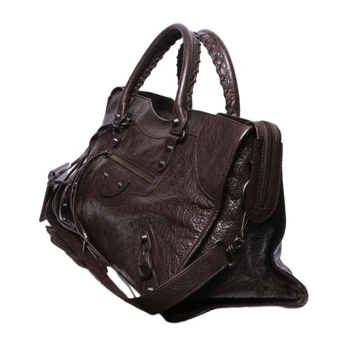 Balenciaga/巴黎世家 女士純色羊皮中號提挎兩用包 168028 D94JT 2065