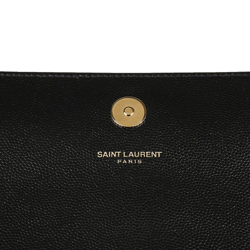 Yves saint Laurent/圣羅蘭 YSL LOGO牛皮革女士手拿包 400409BOW0J
