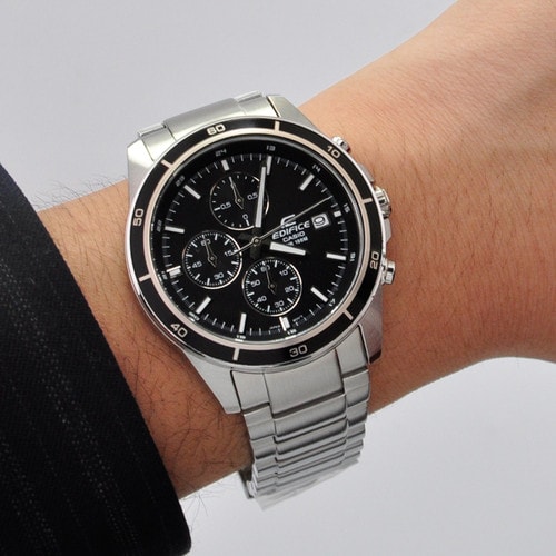 CASIO/卡西歐正品圓盤手表男士石英表CASIO防水手表指針腕表EFR-526D-1AVUPF