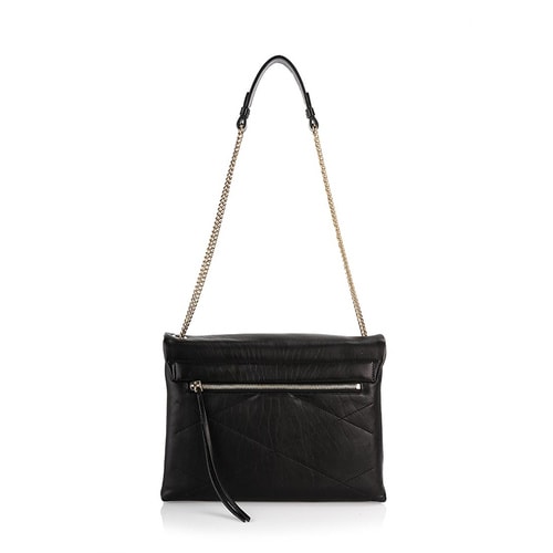 【包郵包稅】Lanvin/浪凡 女士 羊皮 金屬logo裝飾 單肩包 AL