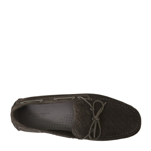 Bottega Veneta/葆蝶家 啡色麂皮男士樂福鞋休閑鞋 308160 VFCA1 2006