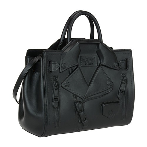 【包郵包稅】MOSCHINO/莫斯奇諾 女士 聚酯纖維 夾克造型 手提包 BR