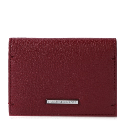 Rebecca Minkoff/瑞貝卡·明可弗 牛皮女士 Regan Card Case 卡包