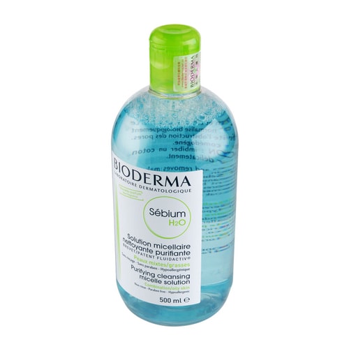 Bioderma/貝德瑪 舒妍潔膚液 500ml 粉水+凈妍潔膚液500ml 藍水