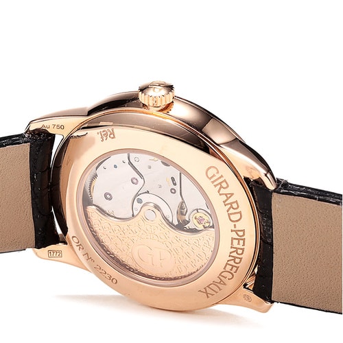 GP-Girard Perregaux/芝柏女表系列玫瑰金鑲鉆機械表49528D-52A-771-CK6A