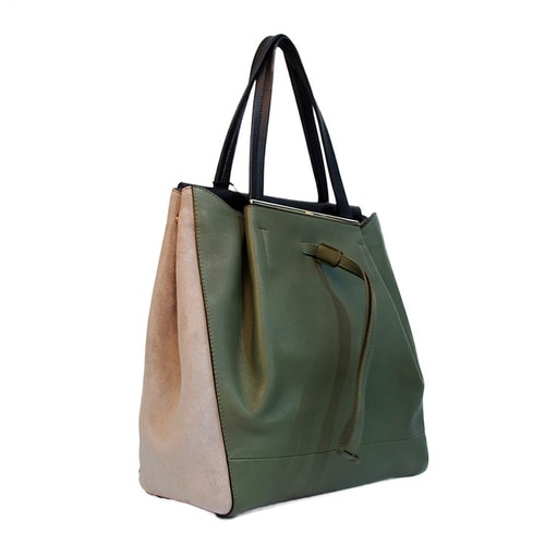 FURLA/芙拉 Twist系列 真皮手拎包單肩包 中號 軍工綠
