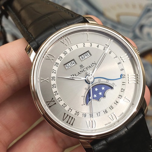 BLANCPAIN/寶珀Villeret系列男士機械腕表6654-1113-55B