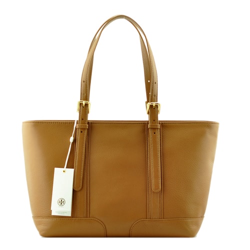 Tory Burch/湯麗柏琦*新款咖色女士時尚牛皮手提包18169685