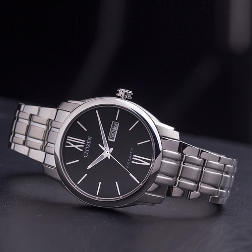 Citizen/西鐵城 背透表底自動機械商務休閑男士腕表NP4050-51EB