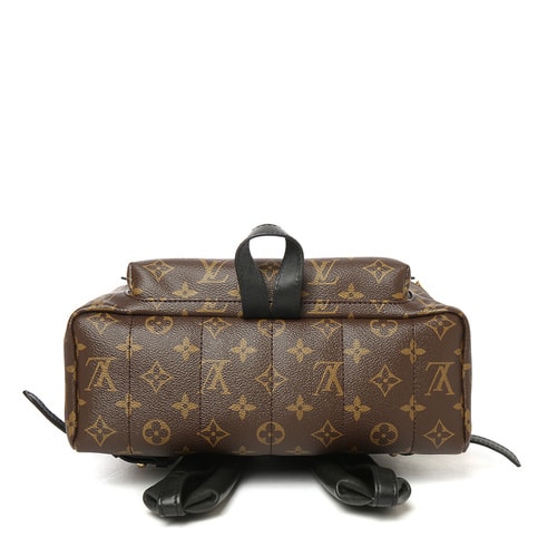 Louis Vuitton/路易威登 專柜爆款 小號老花經(jīng)典女士雙肩包PM Monogram Backpack M41560 帆布/配皮