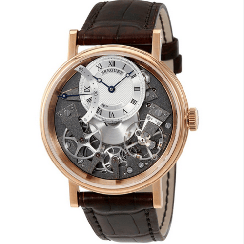 Breguet/寶璣傳統(tǒng)系列18K玫瑰金機(jī)械男表7097BR/G1/9WU