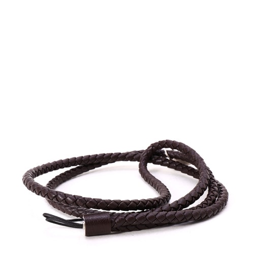 Bottega Veneta(葆蝶家) 棕色皮質手機鏈