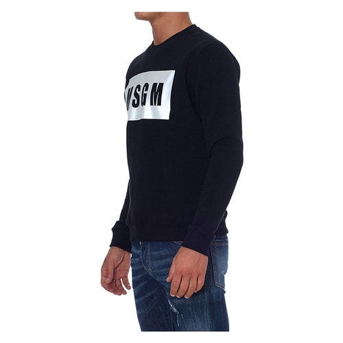 MSGM/MSGM 男士 純棉 logo印花 衛衣 BR