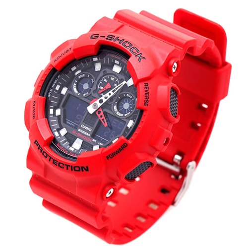 CASIO/卡西歐手表 G-SHOCK系列 時尚雙顯男表GA-100B-4A