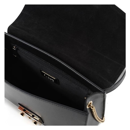 FURLA/芙拉 女士 牛皮 logo點綴 流蘇肩帶尺寸裝飾 單肩包 SP