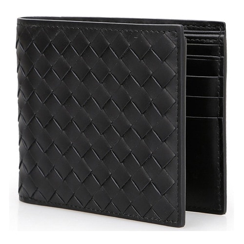 Bottega Veneta/葆蝶家 男士短款牛皮兩折錢包138625