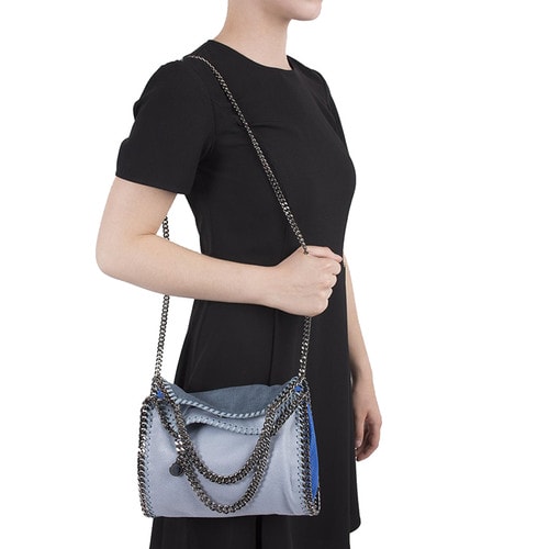 【包郵包稅】Stella McCartney/斯特拉·麥卡特尼 女士藍色滌綸手提包 371223 W9846 4760-S36/6 20161203