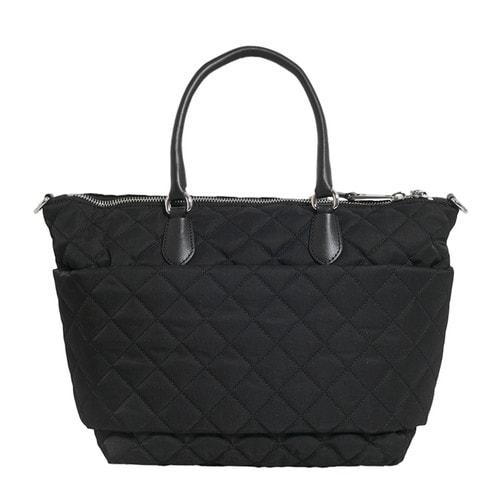 MOSCHINO/莫斯奇諾 logo點綴 網格紋路 手提包 EB