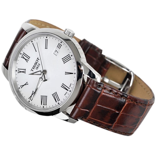 TISSOT/天梭手表 T-CLASSIC系列時尚潮流皮帶男表T033.410.16.013.01