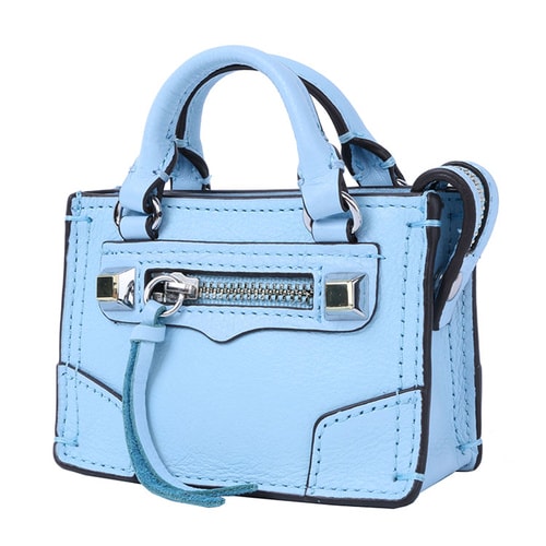 Rebecca Minkoff/瑞貝卡·明可弗 牛皮女士Key Fob Regan Satchel 掛飾 零錢包