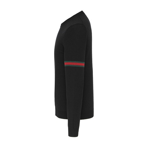 GUCCI/古馳 圓領(lǐng)純羊毛毛衫 388629 男針織衫