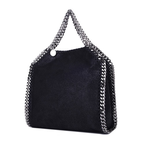 【包郵包稅】Stella McCartney/斯特拉·麥卡特尼 女士黑色滌綸單肩包 371223 W9132 1000-S36/6 20161203