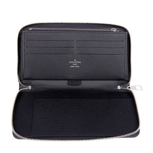 Louis Vuitton/路易威登N63077灰色棋盤格Damier帆布 男士拉鏈手包