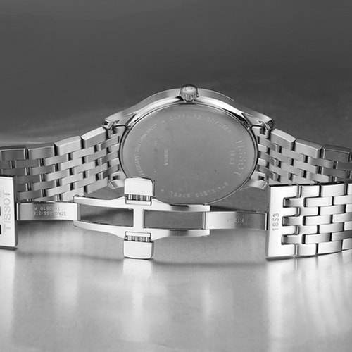 TISSOT/天梭手表俊雅系列鋼帶石英男表T063.610.11.037.00