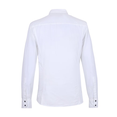 BIKKEMBERGS/畢蓋帕克 尖領棉質純色休閑長袖襯衫 C1BK609 男士襯衫