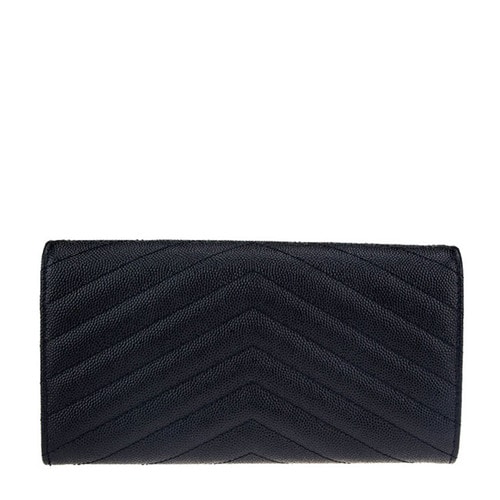Yves saint Laurent/圣羅蘭 女士牛皮暗扣錢包372264