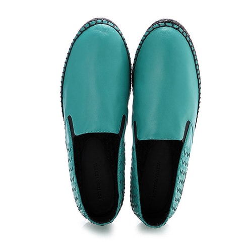 Bottega Veneta/葆蝶家 牛皮 漁夫款 男士休閑鞋