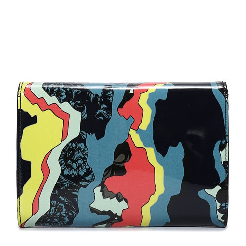 【16年秋冬新品】VERSACE/范思哲女士拼色牛皮單肩包
