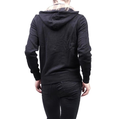 BURBERRY/博柏利 男士男士平織棉連衣帽拉鏈衛(wèi)衣