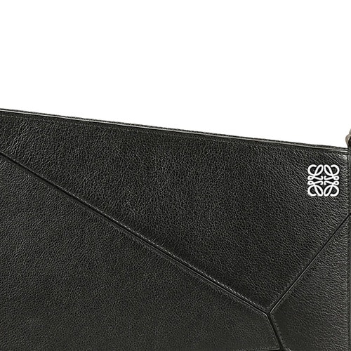 LOEWE/羅意威 女士黑色真皮單肩包 32289M871100-S36/8 20161206