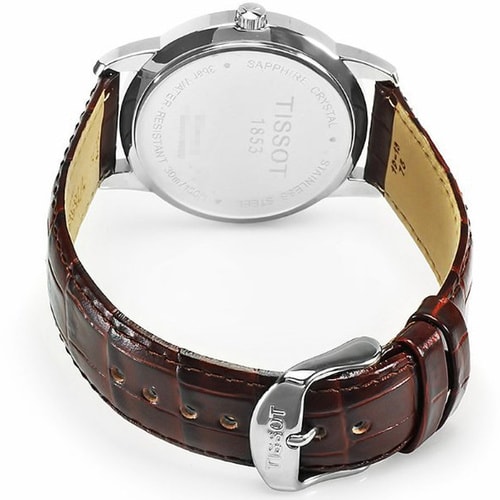 TISSOT/天梭手表 T-CLASSIC系列時尚潮流皮帶男表T033.410.16.013.01