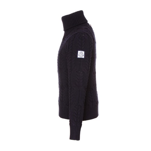 Moncler/蒙克萊 高翻領純羊毛針織衫 97959 男針織衫