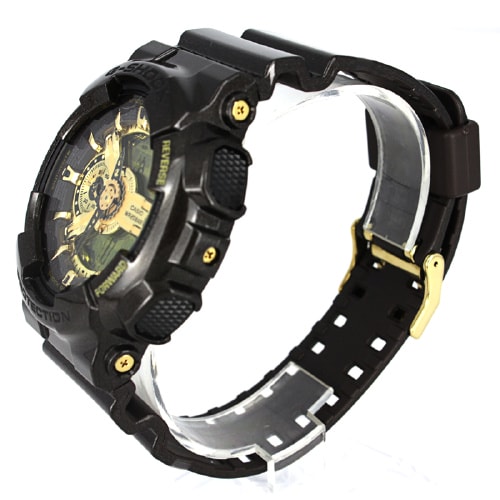 CASIO/卡西歐手表G-SHOCK系列防水雙顯運動電子男表GA-110BR-5A